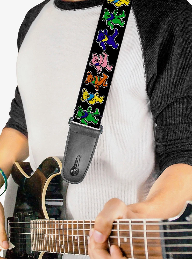 Grateful Dead Dancing Bears Guitar Strap