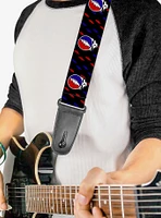 Grateful Dead Steal Your Face Lightning Bolt Mini Guitar Strap