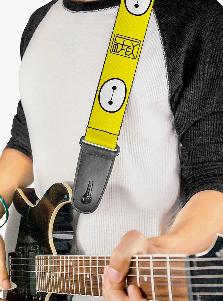 Disney Pixar Big Hero 6 Baymax Hanko Face Guitar Strap