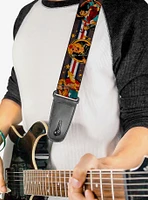 DC Comics Bombshell Pin Up Girls Guitar Strap