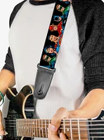 DC Comics Justice League Elite Forces Superheroes Guitar Strap