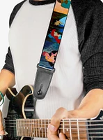 Disney Princesses Scenes Guitar Strap