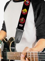 Looney Tunes Characters Bullseye Pose Guitar Strap