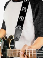 Mopar Logo Repeat Gradient Guitar Strap