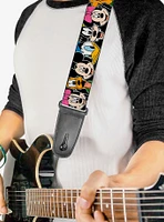 Disney Classic Character Faces Guitar Strap