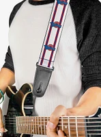 Space Jam Tune Squad Logo Stripe Guitar Strap