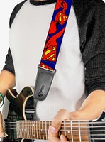 DC Comics Superman Shield Cape Guitar Strap