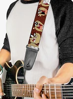 Looney Tunes Tasmanian Devil Expressions Guitar Strap