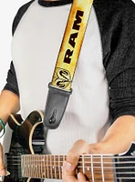 Ram Logo Pistons Guts Glory Weathered Guitar Strap