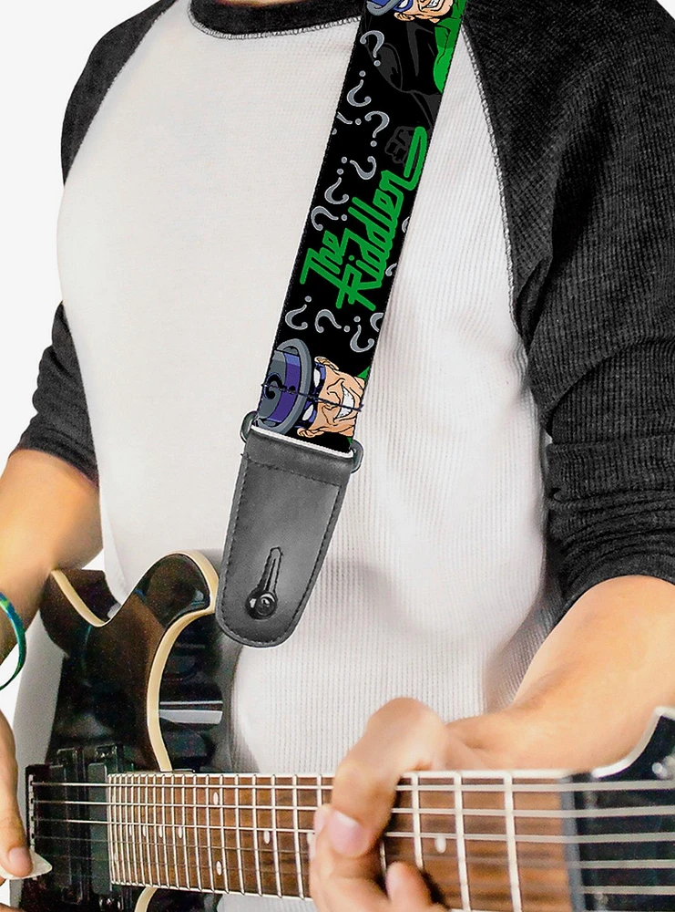 DC Comics Batman The Riddler Silhouette Guitar Strap