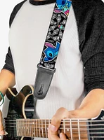 Disney Lilo & Stitch Poses Mini Scrump Scattered Guitar Strap