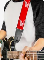 Honda Motorcycle Red White Guitar Strap