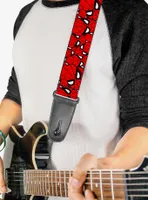 Marvel Spider-Man Stacked Guitar Strap