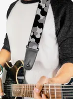 Disney Mickey Mouse Head Stacked Guitar Strap