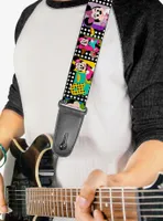 Disney Minnie Mouse Fashion Poses Polka Dot Guitar Strap