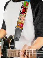 Muppets Faces Close Up Guitar Strap