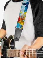 Disney Frozen Olaf Summertime Scenes Guitar Strap