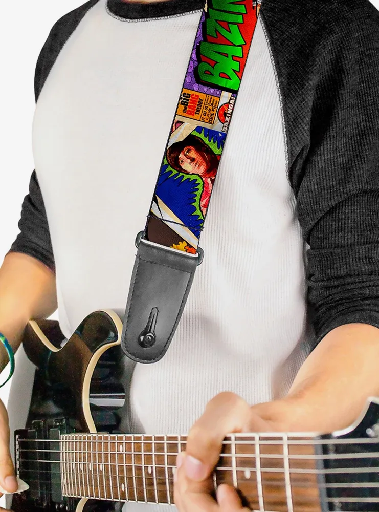 The Big Bang Theory Comic Strip Guitar Strap