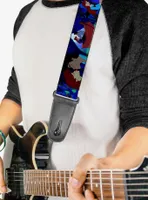 Disney The Little Mermaid Ariel Eric Boat Scenes Guitar Strap