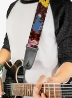 Disney Winnie the Pooh Character Poses Guitar Strap