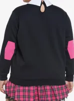 Monster High Squad Collared Girls Sweatshirt Plus