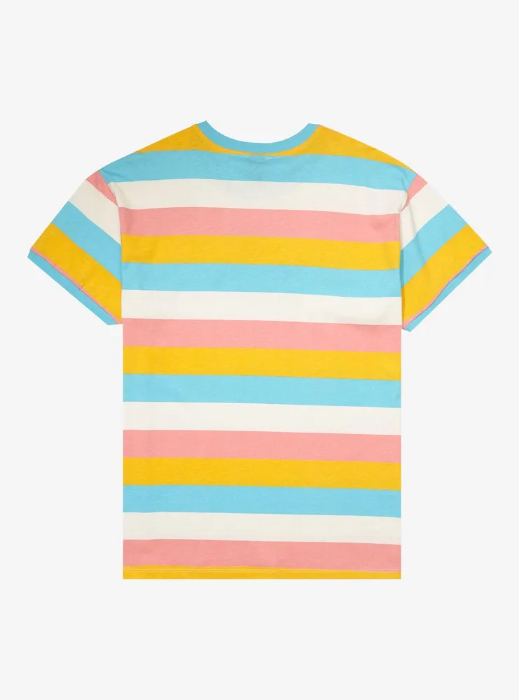 Disney Winnie The Pooh Duo Stripe Girls Ringer T-Shirt Plus