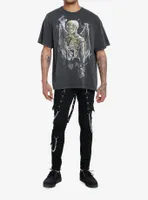 Winged Skeleton Oversized T-Shirt