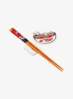 Naruto Shippuden Chopsticks with Rest and Soy Sauce Dish