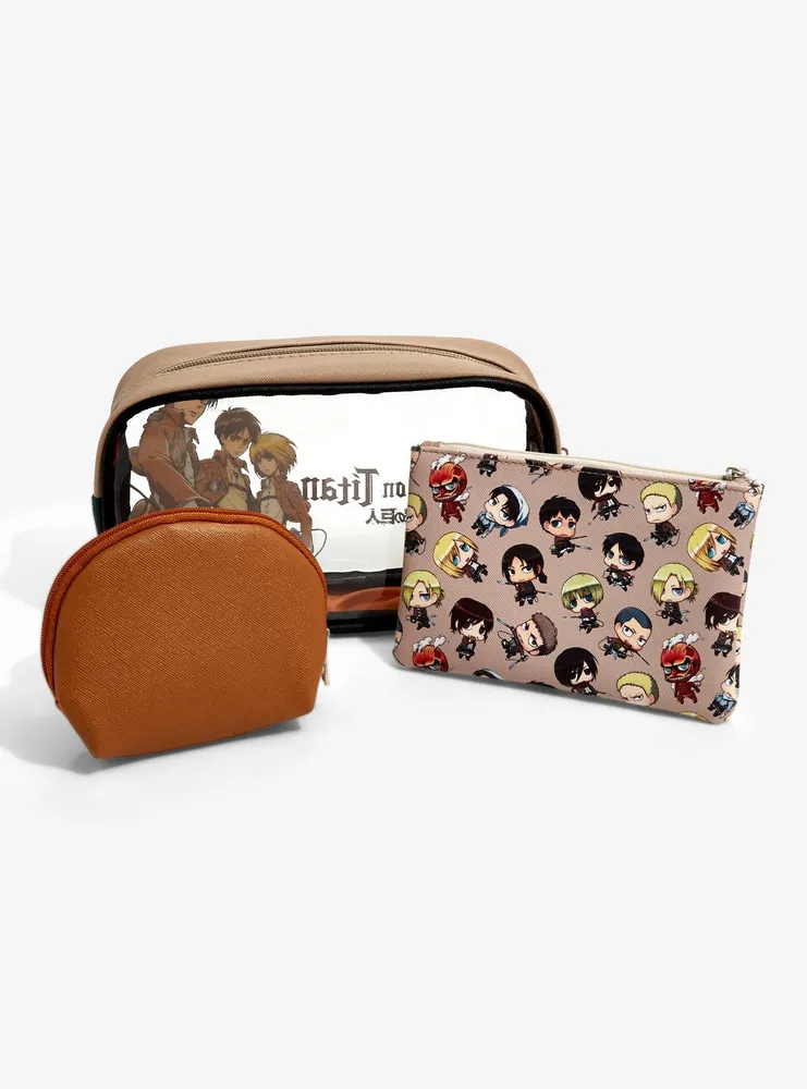 Attack on Titan Characters Cosmetic Bag Set - BoxLunch Exclusive