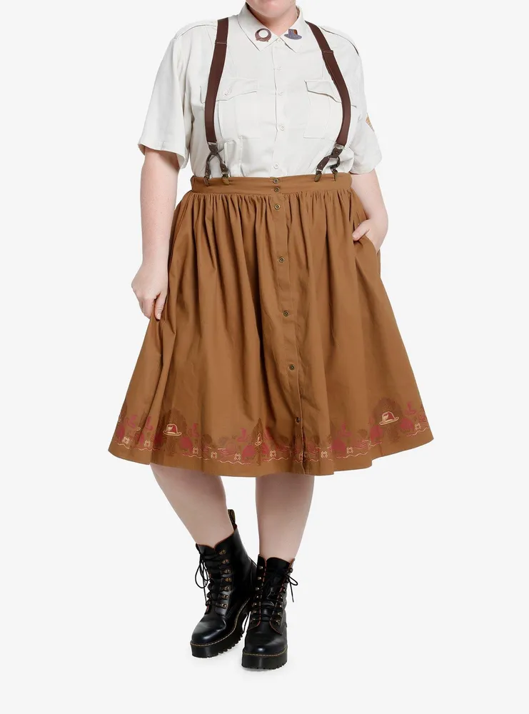 Her Universe Indiana Jones Icons Suspender Retro Skirt Plus
