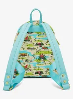 Loungefly Disney Lilo & Stitch Locations Allover Print Mini Backpack - BoxLunch Exclusive