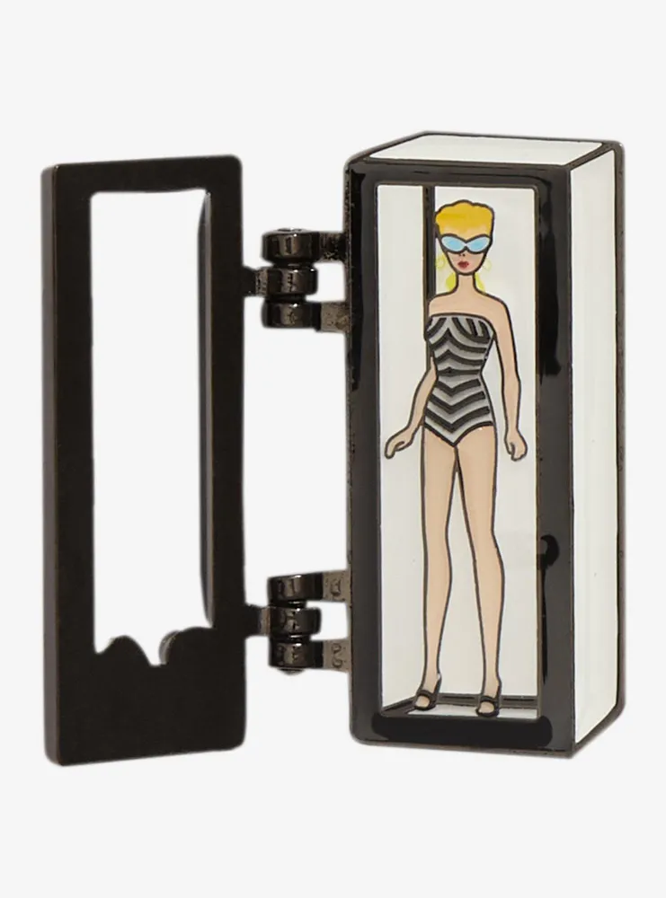 Barbie Doll Box Hinged Enamel Pin