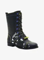 Beetlejuice Sandworm Combat Boots