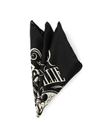 Disney100 Steamboat Willie Black Pocket Square