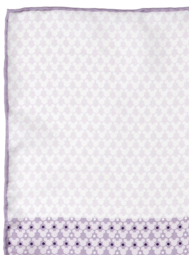 Disney Mickey Mouse Lavender Square Pocket Square