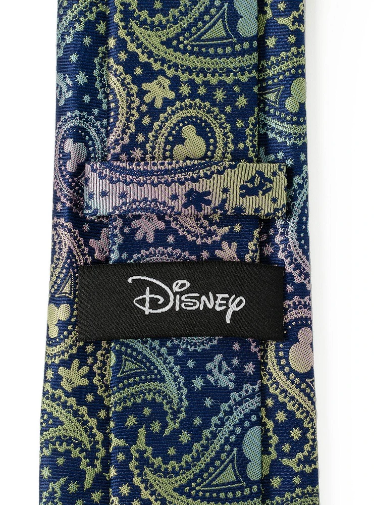 Disney Mickey Mouse Silhouette Iridescent Navy Tie