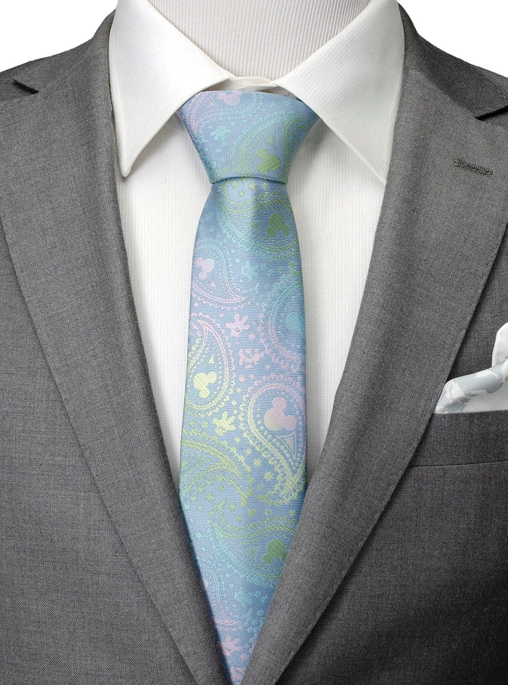 Disney Mickey Mouse Silhouette Iridescent Soft Tie