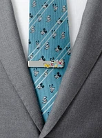 Disney Mickey Mouse and Friends Printed Silver Tie Bar