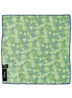 Disney Mickey Mouse Floral Green Pocket Square