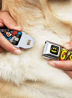 DC Comics Justice League Batgirl Action Seatbelt Buckle Pet Collar