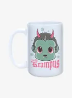 Krampus Chibi Holiday Greetings Mug 15oz