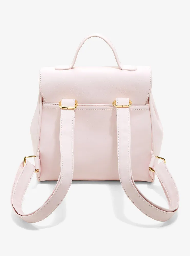 Pink Kawaii Bow Wings Mini Backpack