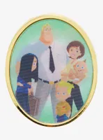 Loungefly Disney Pixar The Incredibles Lenticular Family Portrait Enamel Pin - BoxLunch Exclusive