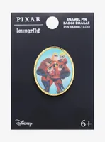 Loungefly Disney Pixar The Incredibles Lenticular Family Portrait Enamel Pin - BoxLunch Exclusive