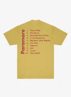 Paramore This Is Why Tracklist T-Shirt