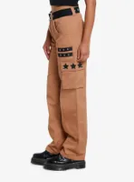 Social Collision Grommets & Stars Girls Cargo Pants