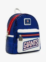 Loungefly NFL New York Giants Sequin Mini Backpack 