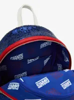 Loungefly NFL New York Giants Sequin Mini Backpack 