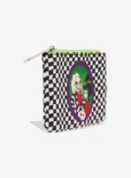 Loungefly Beetlejuice Checkered Portrait Coin Purse - BoxLunch Exclusive 