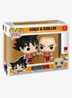 Funko Dragon Ball Z Pop! Animation Goku & Krillin Vinyl Figure Set 2023 Anime Expo Exclusive